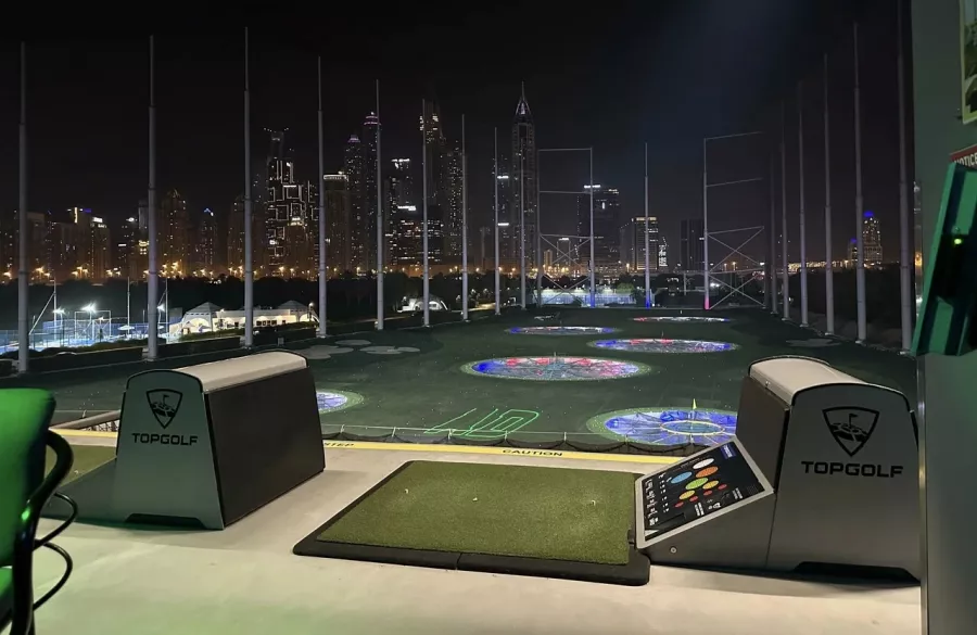 Спортивно-развлекательный комплекс Topgolf Dubai в Дубаи: Гольф, Я Гольфист , Golf , ⛳️ , 🏌️♀️ , Развиваться, Игра, Sport, Game, Развлечение,