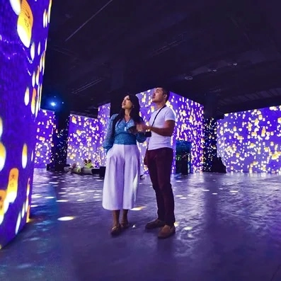 Арт-галерея Infinity des Lumières в Дубаи: Museum , Gallery , Pictures , Future, Show, Галерея, Музей, Зрелища, Цифровое искусство, Искусство, Art,