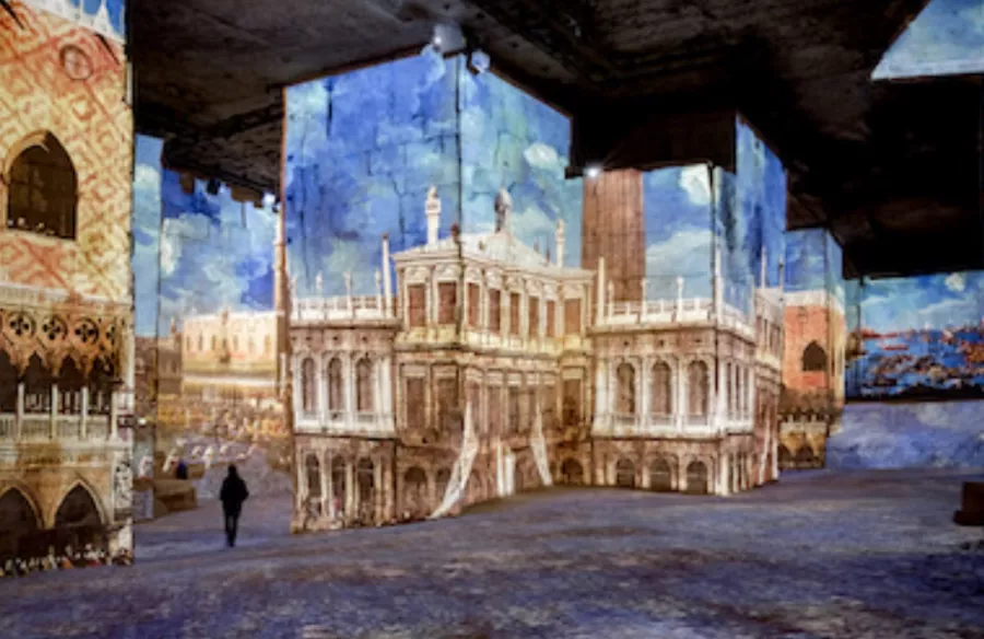 Арт-галерея Infinity des Lumières в Дубаи: Museum , Gallery , Pictures , Future, Show, Галерея, Музей, Зрелища, Цифровое искусство, Искусство, Art,