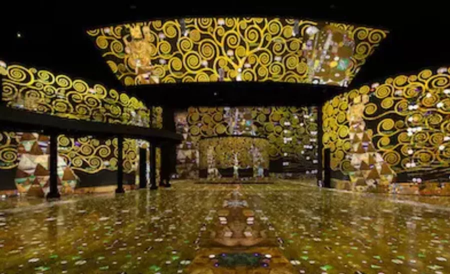 Арт-галерея Infinity des Lumières в Дубаи: Museum , Gallery , Pictures , Future, Show, Галерея, Музей, Зрелища, Цифровое искусство, Искусство, Art,