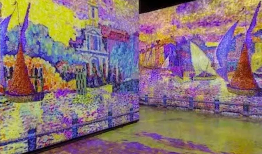Арт-галерея Infinity des Lumières в Дубаи: Museum , Gallery , Pictures , Future, Show, Галерея, Музей, Зрелища, Цифровое искусство, Искусство, Art,