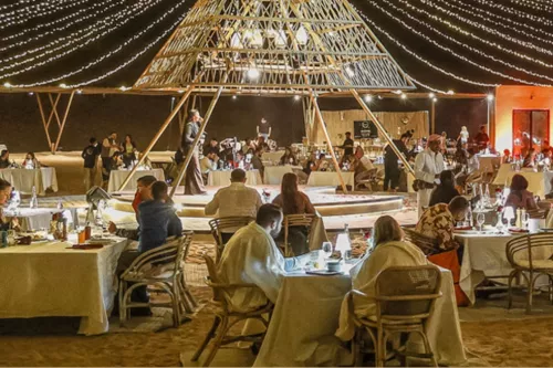 Уникальный эко-ресторан в пустыне Sonara Camp  в  Дубаи