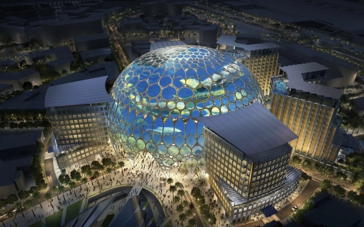 Площадь Al Wasl Plaza в сердце района Expo City в Дубаи: City Future , City Highlights, Что посетить, Туристам, Экскурсии, Tourists , Expo City, Visiting , Al Wasl Plaza,