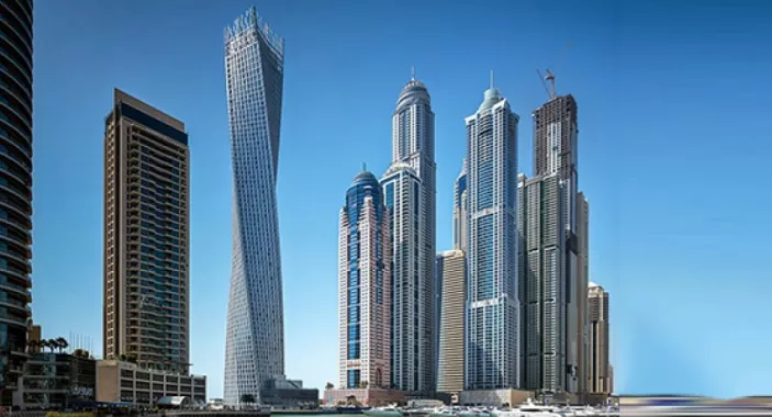 Небоскреб "Cayan Tower"