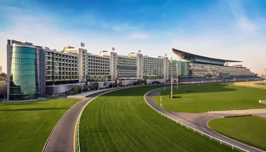 Ипподром Meydan Racecourse в Дубаи: Ипподром , Лошади , Скачки, Конные скачки , Horses, The racetrack,