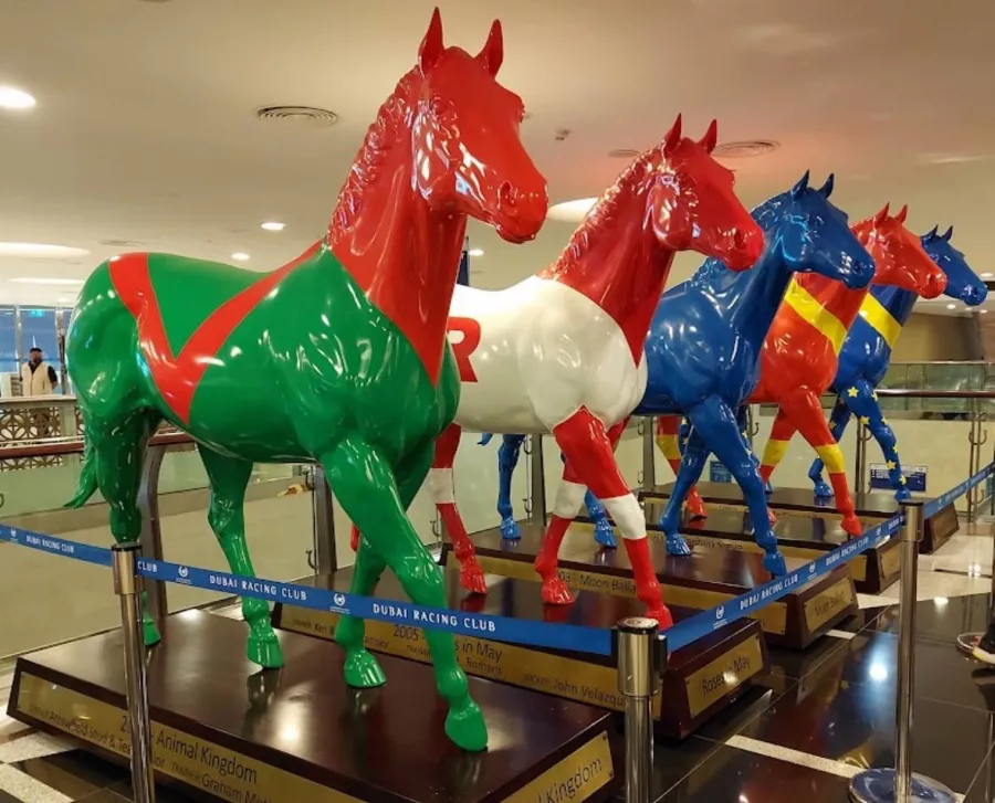 Ипподром Meydan Racecourse в Дубаи: Ипподром , Лошади , Скачки, Конные скачки , Horses, The racetrack,