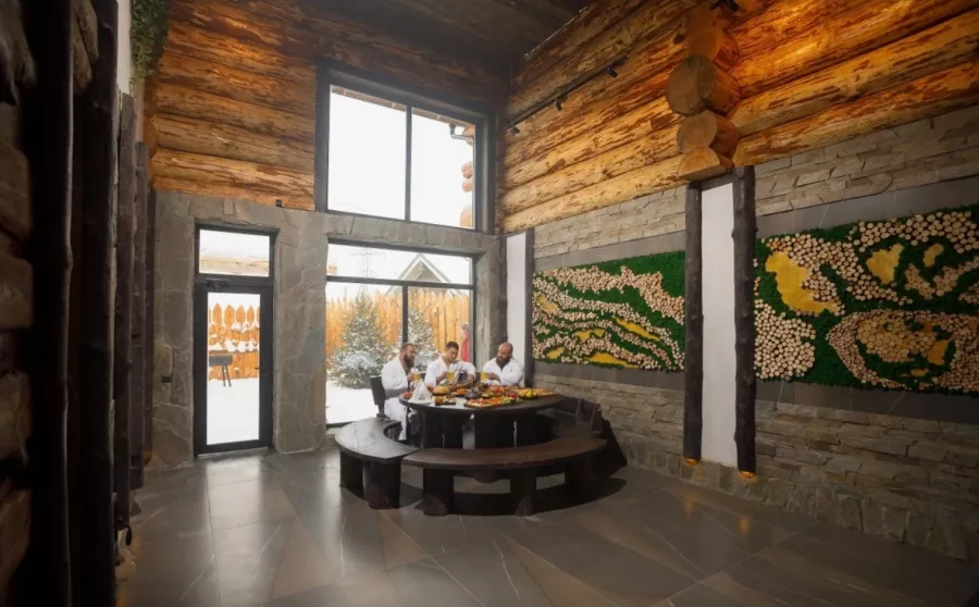 Банная усадьба Емеля на Окружной 29/2 в Новосибирске: Легкий пар, Сауна, SPA, Веники, Караоке, Бассейн, Русская парная,