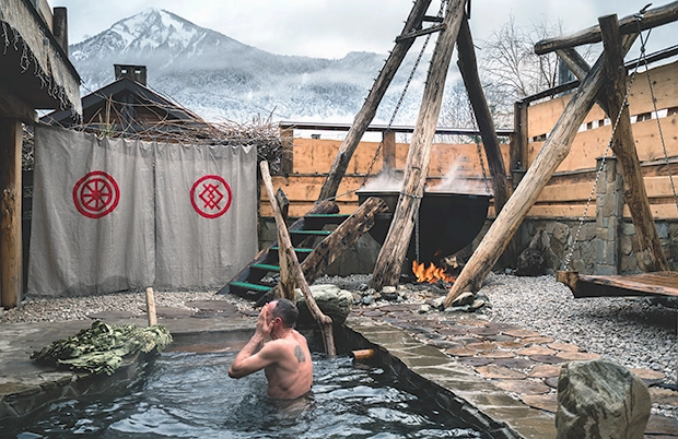 Баня Лакшми в Красной Поляне: Легкий пар, Сауна, Красная Поляна, Парилка, Горячо, Парная, Хамам, Массаж, Фито бар, Чилим, Семейный отдых,