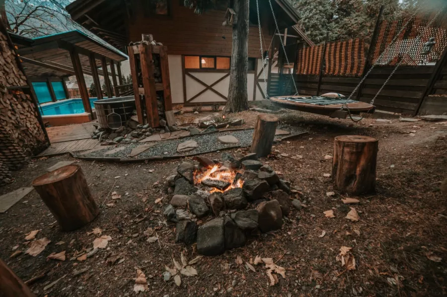 Баня на Горном воздухе в Красной Поляне: Баня, Бассейн, Виды,