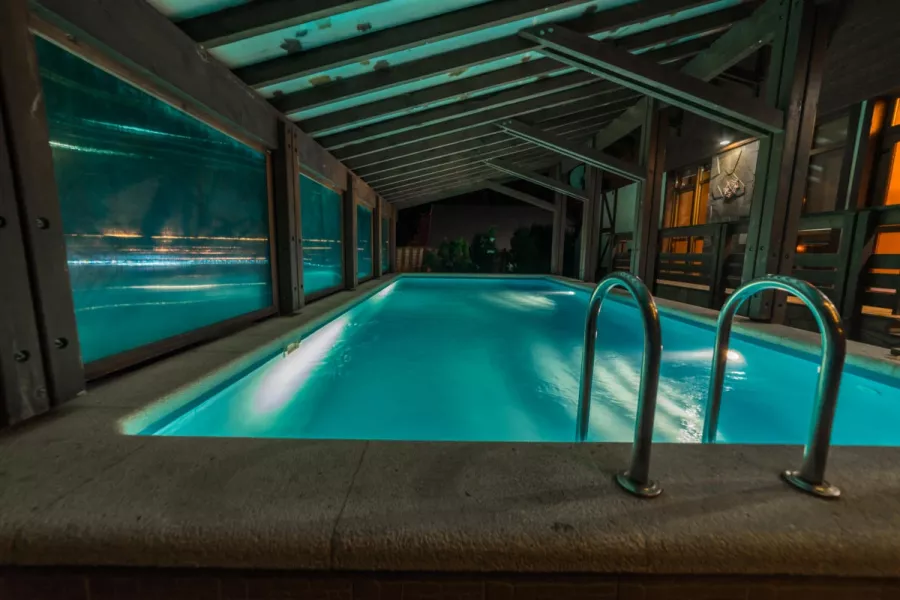 Баня на Горном воздухе в Красной Поляне: Баня, Бассейн, Виды,