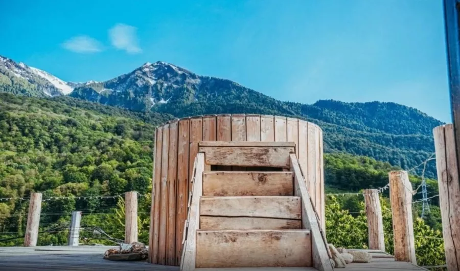 Баня Alm-баня в Красной Поляне: Баня, Виды, Сауна,