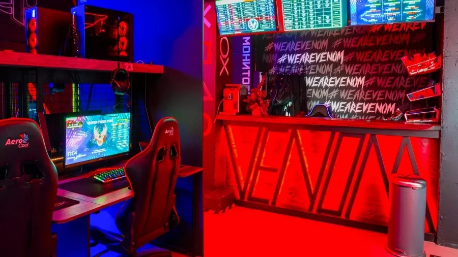 Кибер клуб Venom Cyber Zone на Ярославской в Москве: Киберспорт, Games, Ставкинакиберспорт, Компьютер, Csgo, Dota, Команды, Соревнования,