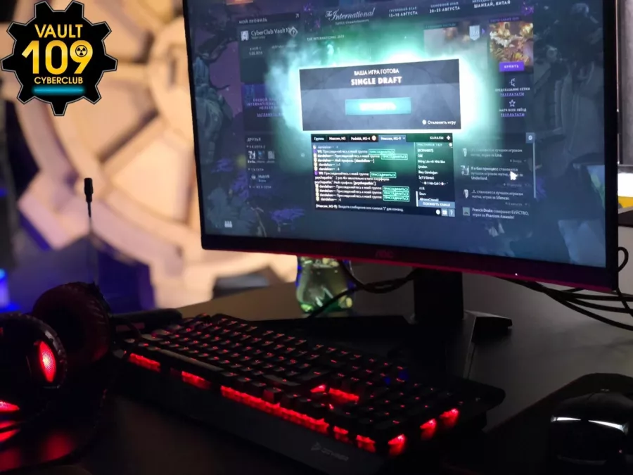 Компьютерный клуб Ваулт 109 в Москве: Киберспорт, Games, Ставкинакиберспорт, Компьютер, Csgo, Dota, Команды, Соревнования,