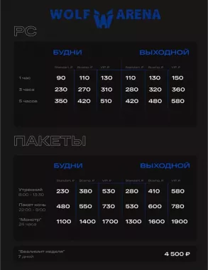 Компьютерный клуб "Wolf Arena"