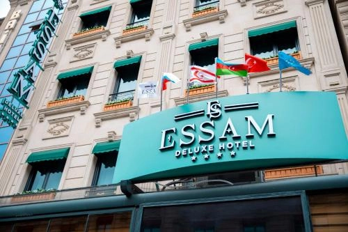 Essam Deluxe Hotel в Баку: Гостиница, Отпуск, Путешествие, Отель, Терраса, Вид из Окна,