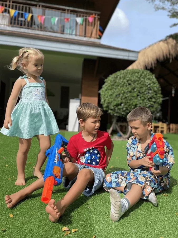 Детский Сад ThaiLivingKids в Пхукете: Kids Club, Swimming Pool , Детский Клуб, Бассейн, Игрушки, Обучение, Toys, Education ,