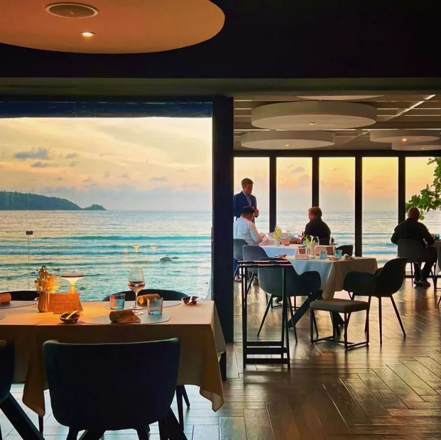 Ресторан L'Arôme by the Sea в Пхукете: Французская Кухня, French Cuisine , Restaurant , Wine, Ресторан, Вино, Море, Sea,