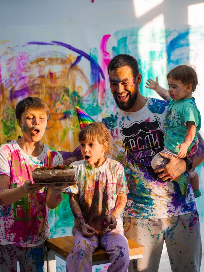 Детская студия Kidspoint в Ставрополе: Детский день рождения, Детский праздник, Для детей, Для детей, Детский центр, Детская студия, Праздник, Неоновые краски, Семейный отдых, Рисование,
