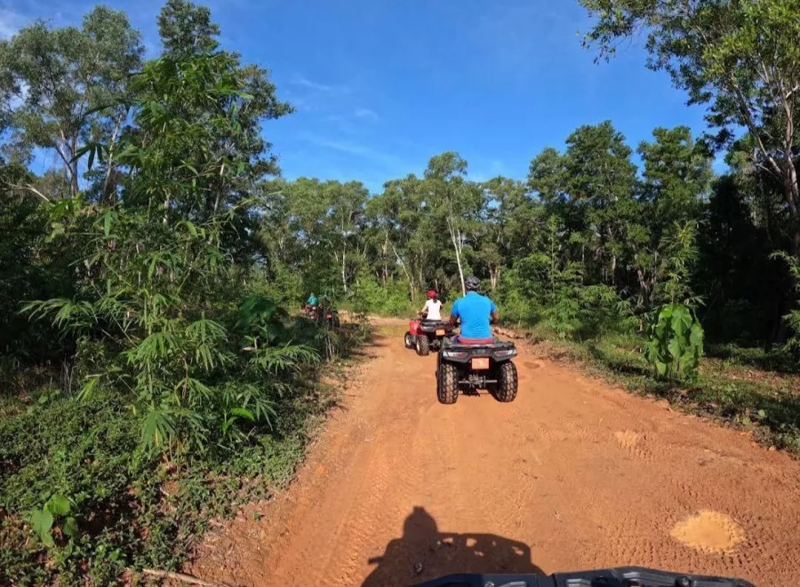 Прокат Квадроциклов Phuket ATV Tour в Пхукете: ATV, Waterfall, Jungles, Озеро, Водопад, Джунгли, Квадроциклы,