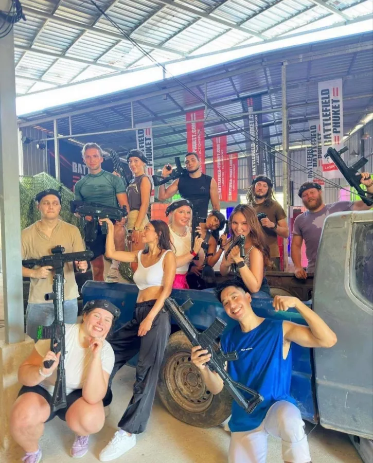 Лазертаг-Клуб Battlefield Phuket в Пхукете: Лазертаг, Lazertag, Перестрелка, Shooting, Battlefield , Войнушка,