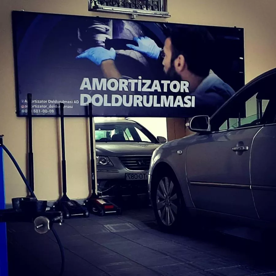 Заправка Амортизаторов в Баку: Ремонт Амортизаторов, Заправка Амортизаторов, Прокачка Амортизаторов, Ремонт Макферсон, Автомойка,