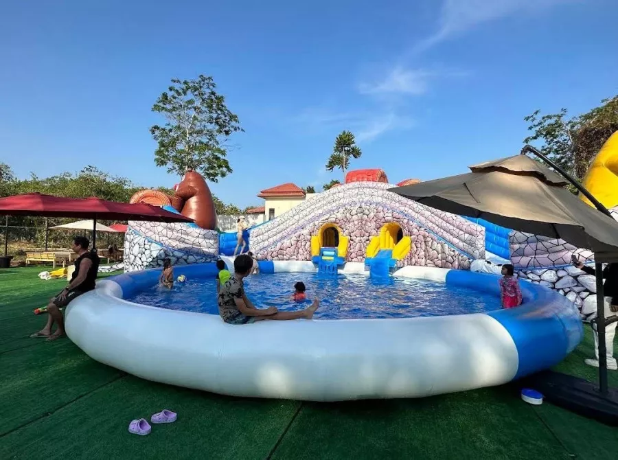 Игровая Площадка Aqualito в Пхукете: Аквапарк, Бассейн , Батуты, For Kids, Waterpark, Swimming Pool , Trampoline , Kids Activities , Детские Развлечения ,