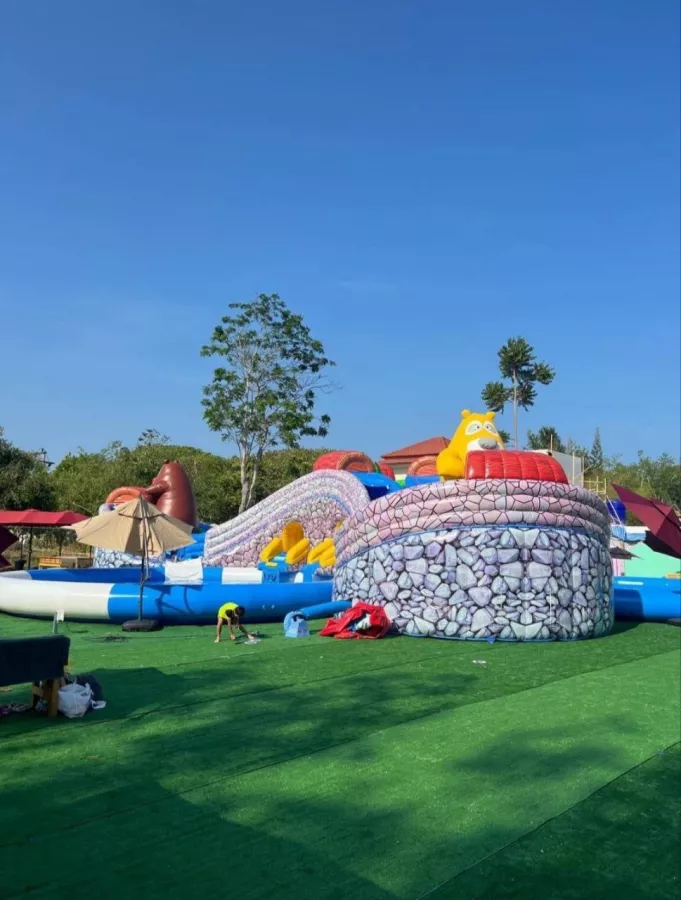 Игровая Площадка Aqualito в Пхукете: Аквапарк, Бассейн , Батуты, For Kids, Waterpark, Swimming Pool , Trampoline , Kids Activities , Детские Развлечения ,