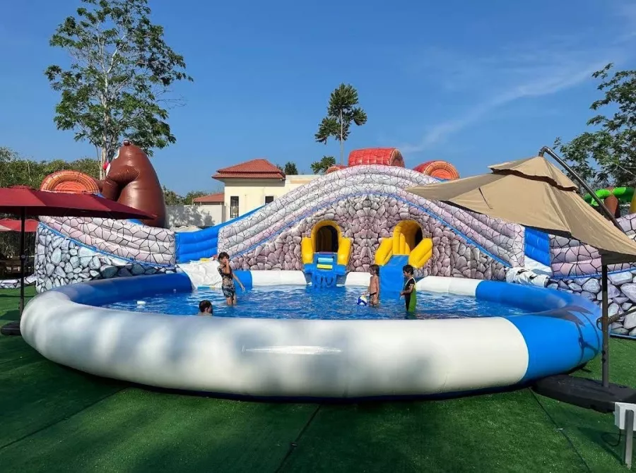 Игровая Площадка Aqualito в Пхукете: Аквапарк, Бассейн , Батуты, For Kids, Waterpark, Swimming Pool , Trampoline , Kids Activities , Детские Развлечения ,