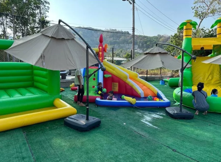 Игровая Площадка Aqualito в Пхукете: Аквапарк, Бассейн , Батуты, For Kids, Waterpark, Swimming Pool , Trampoline , Kids Activities , Детские Развлечения ,