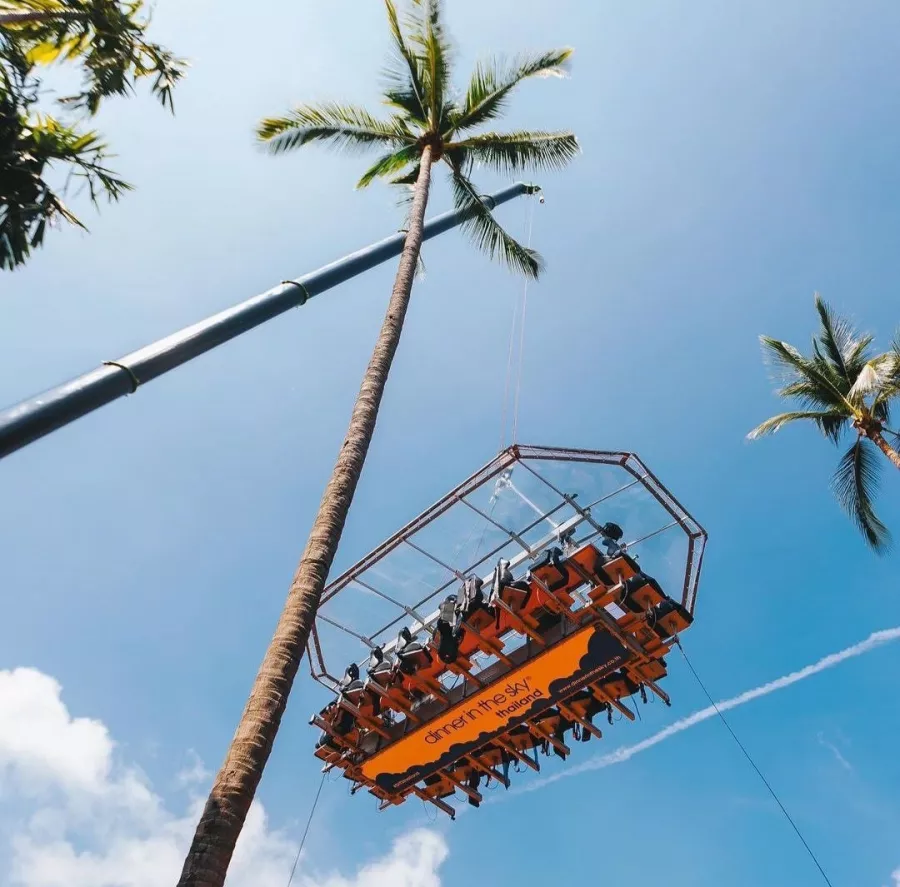Ресторан Dinner in the Sky Phuket в Пхукете: На свежем воздухе, Коктейли, Бар, Ресторан, Sky, Bar, Cocktails, Restaurant,