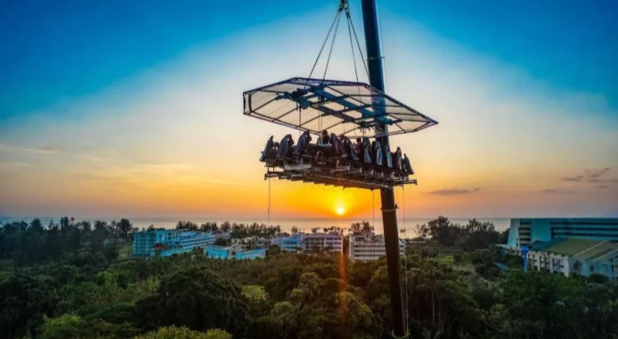 Ресторан Dinner in the Sky Phuket в Пхукете: На свежем воздухе, Коктейли, Бар, Ресторан, Sky, Bar, Cocktails, Restaurant,