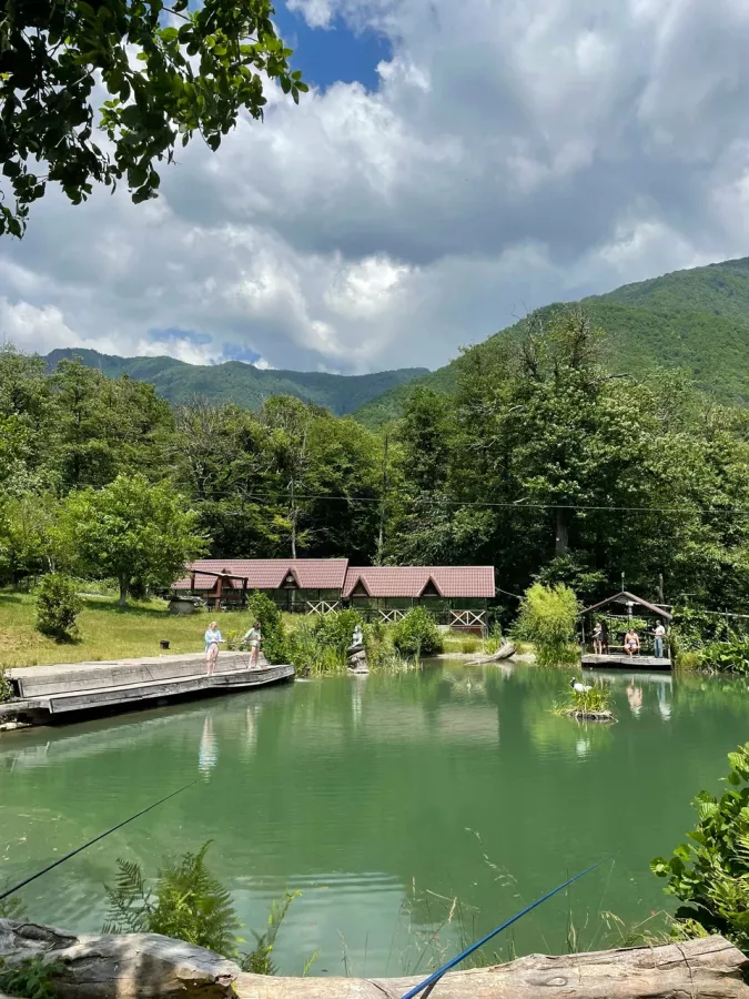 Рыбино. Турбаза в Красной Поляне: Рыбалка,