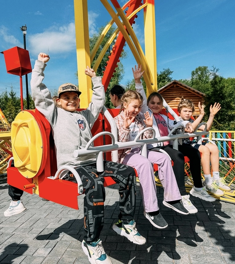 Парк развлечений Яркий город в Уфе: Отдых, Парк, Детский парк, Горки, Семейный отдых ,