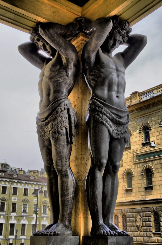 Памятник «Атланты Эрмитажа» 