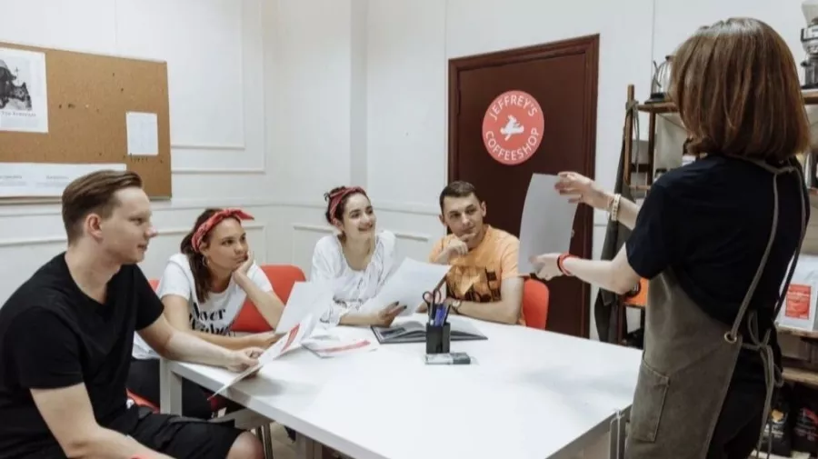 Коворкинг - кофейня Jeffrey s coffee в Перми: Бизнес, Можно с ноутбуком, Кофейня, Кофе, Кафе, Завтрак, Десерты, Место для работы, Коворкинг,