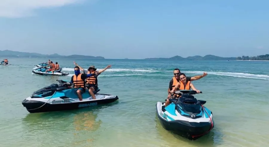 Прокат Гидроциклов Jetski Adventure Phuket в Пхукете: Гидроциклы, Плавание, Адреналин, Adrenaline, Jet Ski, Swimming,
