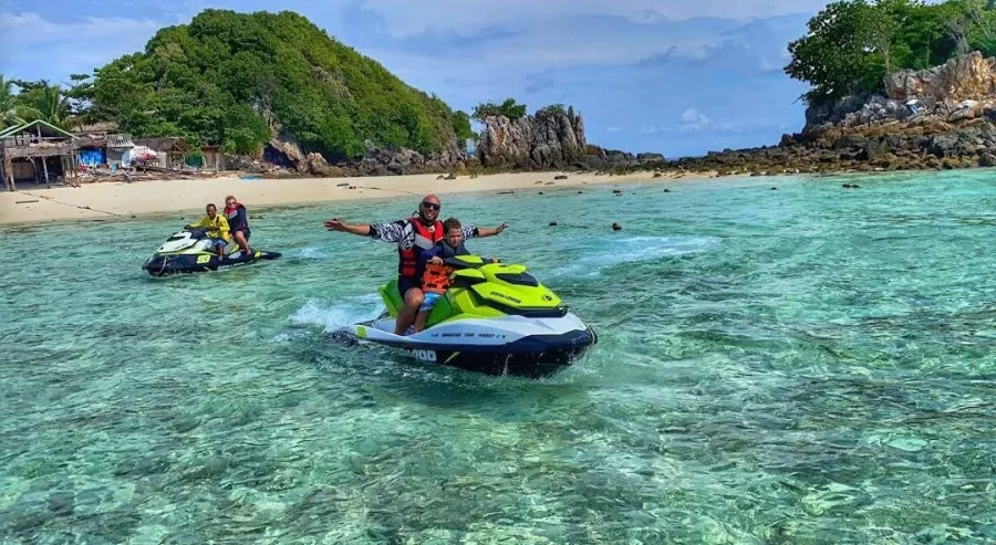 Прокат Гидроциклов Jetski Adventure Phuket в Пхукете: Гидроциклы, Плавание, Адреналин, Adrenaline, Jet Ski, Swimming,