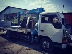 Эвакуация автомобилей Эвакуатор площадка-кран манипулятор в Хабаровске