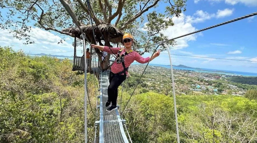 Зиплайн Skyline Adventure Phuket в Пхукете: Зиплайн, Квадроциклы, Слоны, Elephants, Zipline, ATV,
