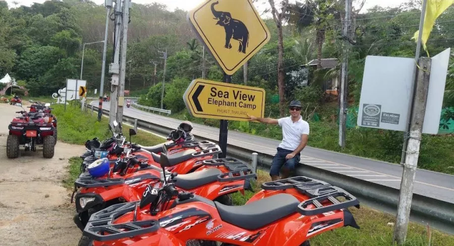 Зиплайн Skyline Adventure Phuket в Пхукете: Зиплайн, Квадроциклы, Слоны, Elephants, Zipline, ATV,