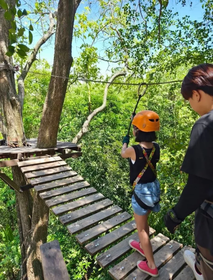 Верёвочный Парк Tarzan Adventure Phuket в Пхукете: Кафе, Зиплайн, Приключения, Adventures, Cafe, Zipline, Для детей, For Kids,