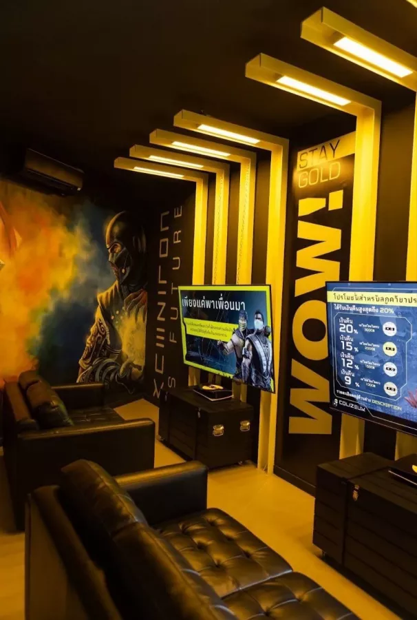 Компьютерный Клуб Colizeum PhuketTown Esports в Пхукете: Компьютеры, Киберспорт, Напитки, Computers, Cybersport, Soft Drinks,