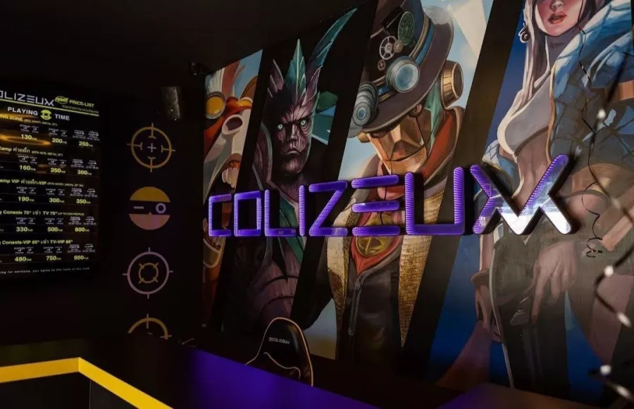 Компьютерный Клуб Colizeum PhuketTown Esports в Пхукете: Компьютеры, Киберспорт, Напитки, Computers, Cybersport, Soft Drinks,