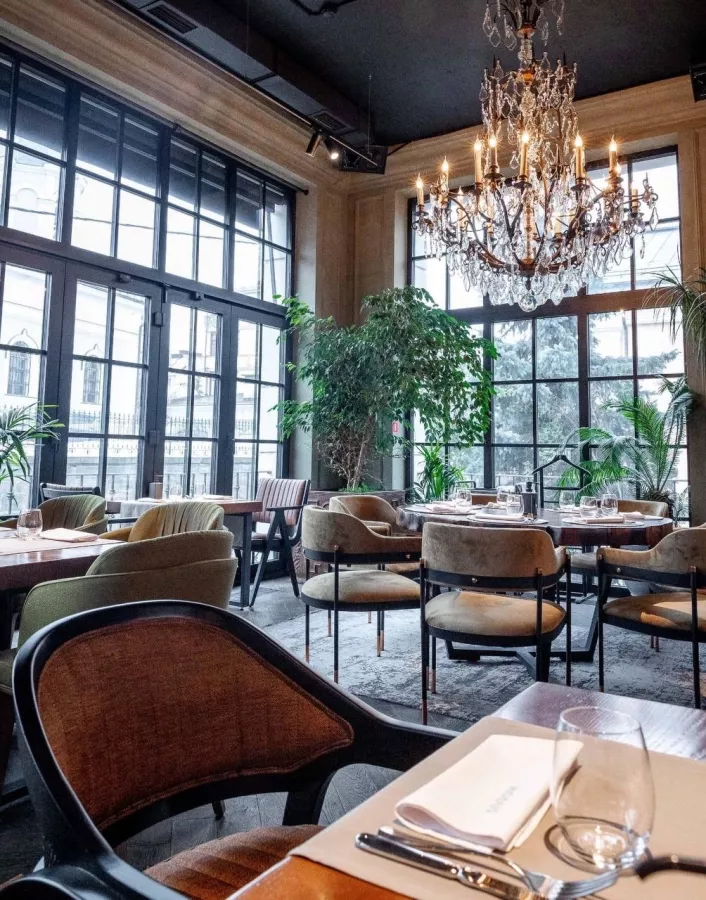 Панорамный ресторан Modus в Москве: Еда, Смотровая площадка, Ресторан, Авторская кухня, Европейская кухня, Свидание, Салаты, Семейный отдых , Завтрак,