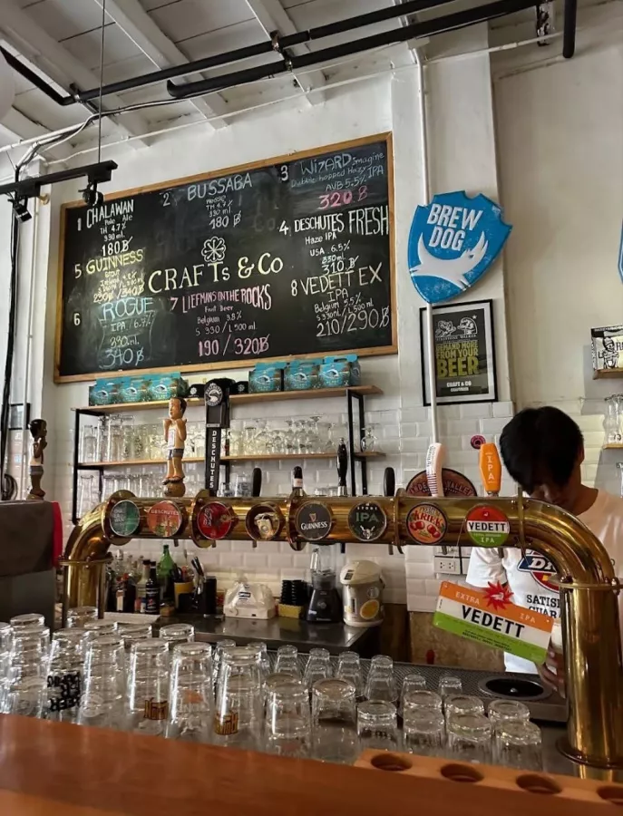 Пивоварня CRAFTs & Co. в Пхукете: Крафтовое Пиво, Пивоварня, Закуски, Craft Beer, Snacks, Brewery,