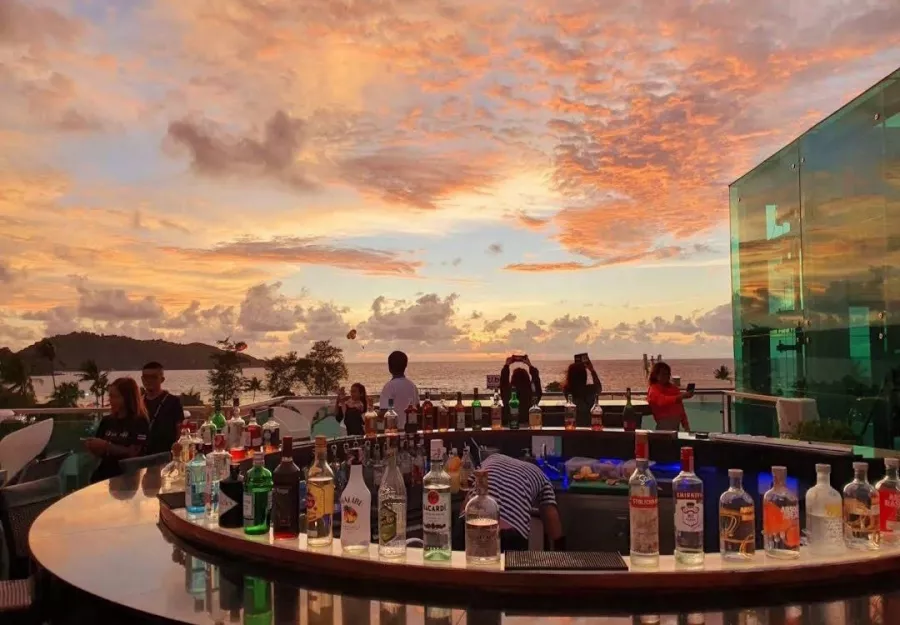 Ресторан Kee Sky Lounge в Пхукете: Ресторан, Бар, Restaurant, Bar, Cocktails, Beer, Пиво, Коктейли,