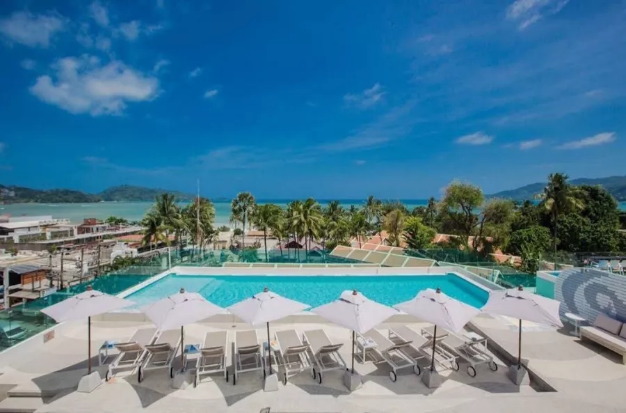 Отель The Bloc в Пхукете: Ресторан, Бассейн, Отель, Restaurant, Swimming Pool, Hotel,