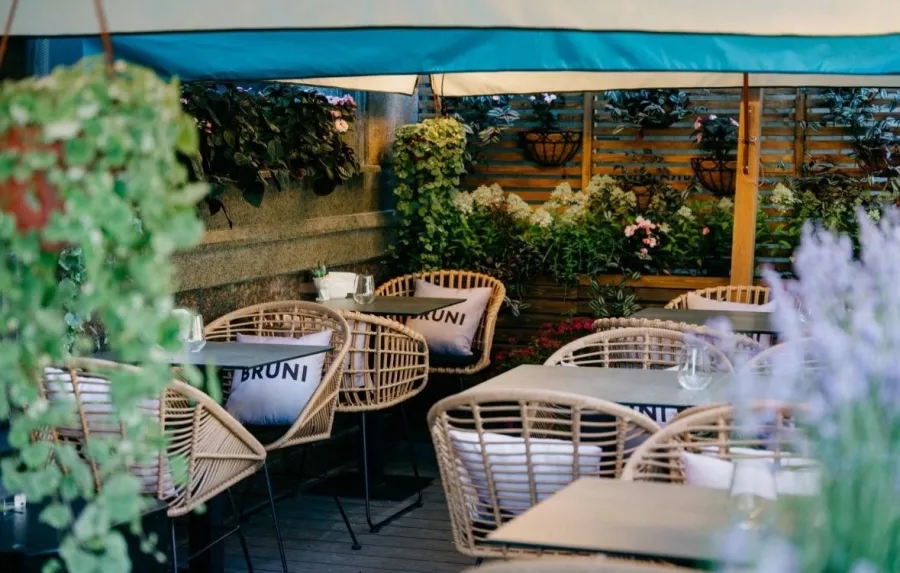 Ресторан Bruni Prosecco Bar в Москве: Вкусно поесть , Куда сходить , Ресторан , Бар, Винная карта , Десерты, Завтрак, Где поесть , Летняя веранда , Терраса ,