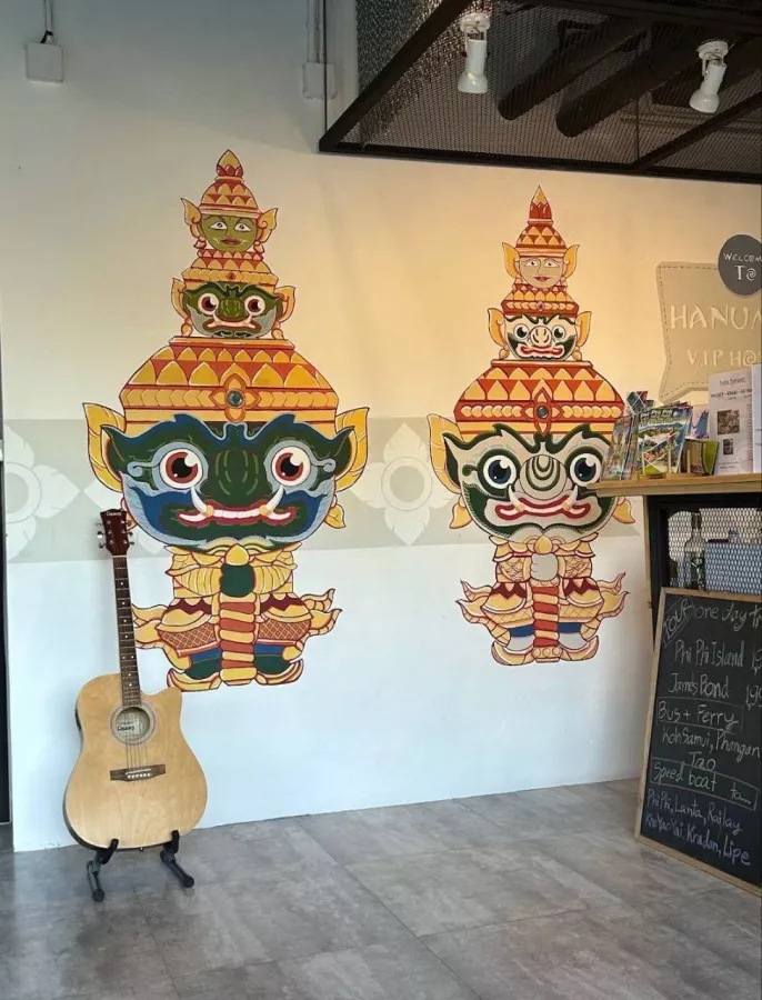 Хостел Hanuman V.I.P в Пхукете: Хостел, Hostel, Бар, Бильярд, Bar, Pool, Hotel, Отель,