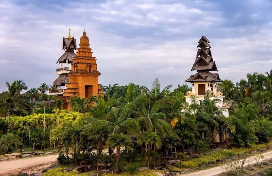 Ботанический Сад Nong Nooch в Паттайе: Garden, Plants, Dinosaurs, Elephants, Сад, Растения, Динозавры, Слоны, Шоу, Show,